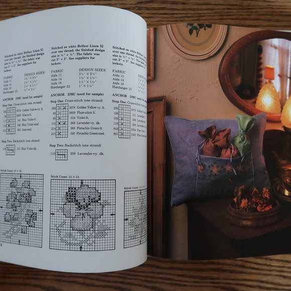 Lot of 2 Hardback Cross-Stitch Pattern Books (The Vanessa-Ann Collection) - Picture 6 of 15